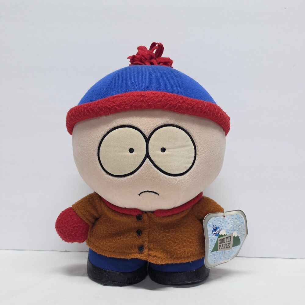 Vintage 1998s South Park Stan Marsh Plush 11" Dolls Comedy Central Stuffed toys